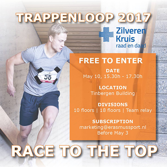 Erasmus Sport organizes the “Trappenloop” (Stairs Run)!