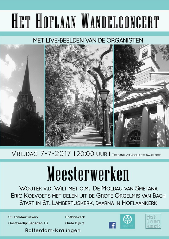 Meesters spelen meesterwerken bij het Hoflaan Wandelconcert