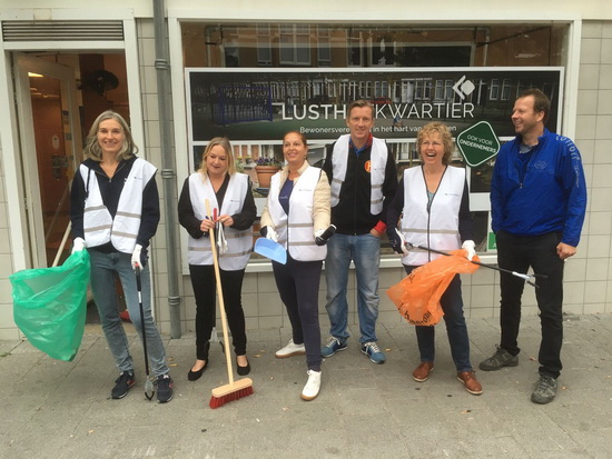 Keep it Clean op 15 september met Bewonersvereniging Lusthofkwartier