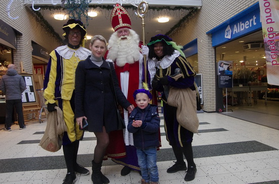 Thijs niet bang voor Sinterklaas