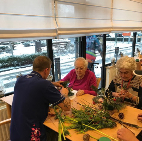 Een warme kerstgroet voor de bewoners van Aafje De Nieuwe Plantage