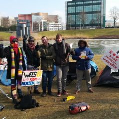 Tentenkamp op Erasmus Universiteit Rotterdam
