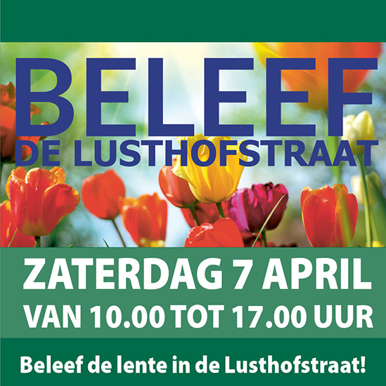 Beleef de lente in de Lusthofstraat!