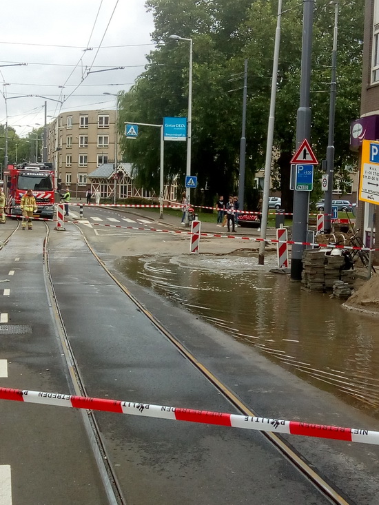 Geen water voor bijna 150 huishoudens rond Boezemsingel