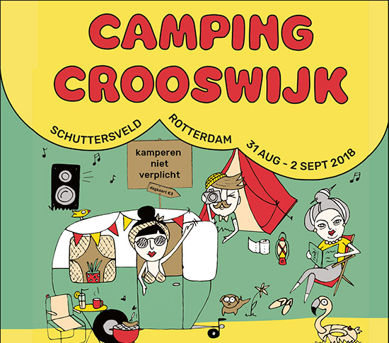 Camping Crooswijk, een festival op het Schuttersveld