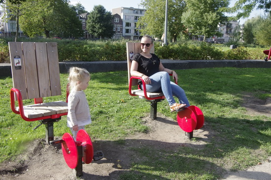 Vierde Beweegtuin Kralingen-Crooswijk in De Nieuwe Plantage, bij Gezondheidscentrum Levinas