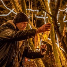 Lichtjesavond in de Botanische Tuin Kralingen