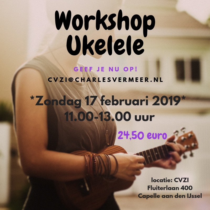 Sing & Play workshop Ukelele door Wies Peeters