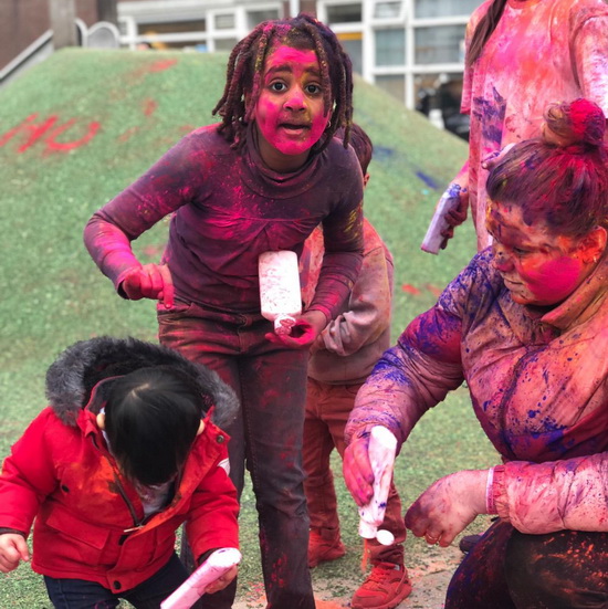 Holi-Phagwa op Berkelplein