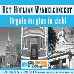 Hoflaan Wandelconcert: Orgels en Glas in Zicht