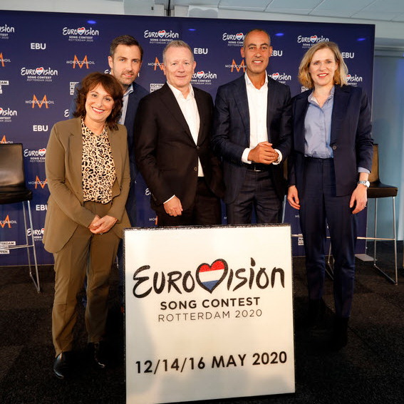 Rotterdam gaststad voor Eurovisie Songfestival 2020