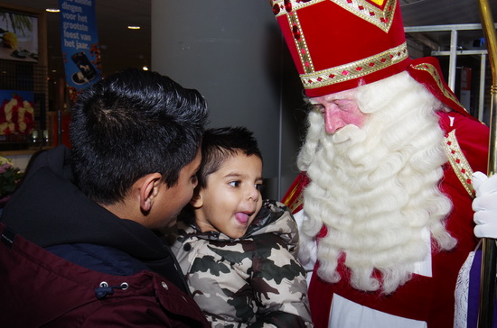 Kleinkind van Sinterklaas