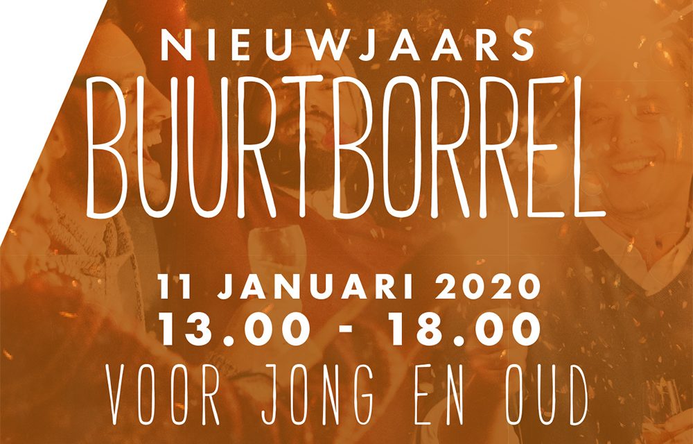 Nieuwjaars Buurtborrel Boulevard Kralingen op 11 januari