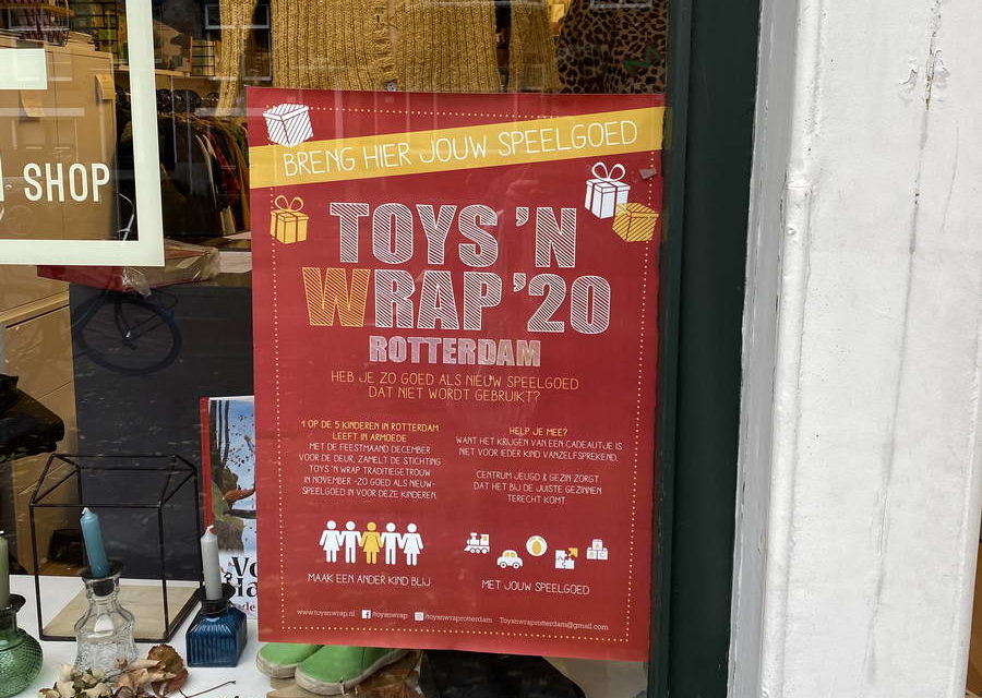 Inzamelingsactie speelgoed feestdagen voor kinderen