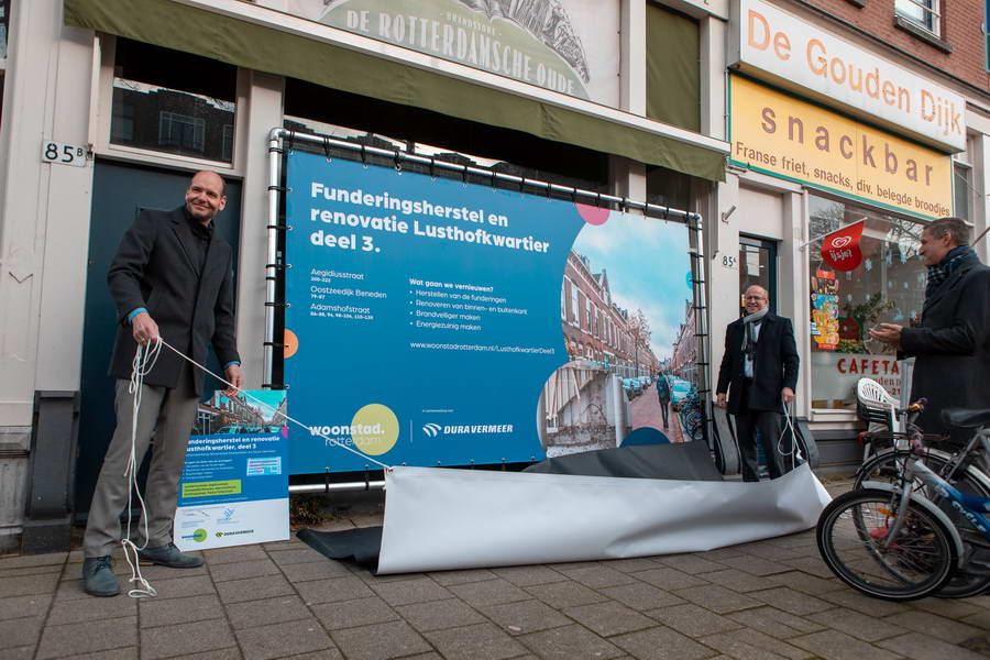 Start funderingsherstel en renovatie Lusthofkwartier-zuid