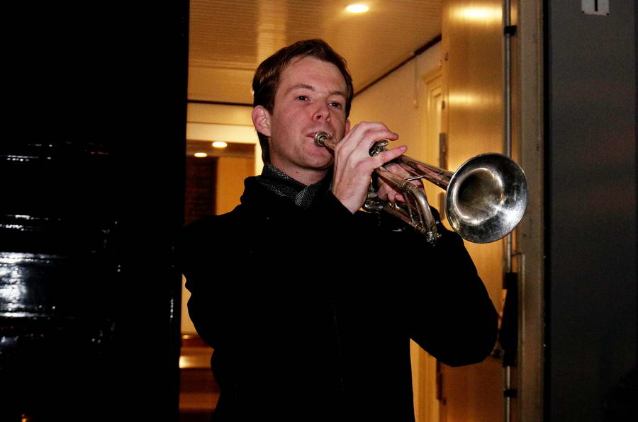 De trompettist van de Hoflaankerk