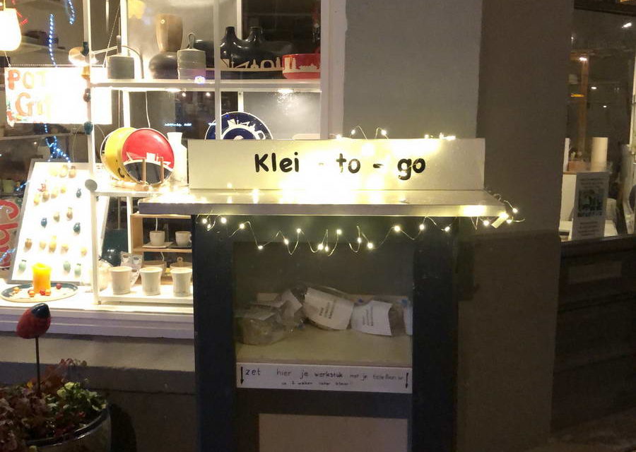Weer ‘Klei-to-go’ bij pottenbakkerij Heksenvuur