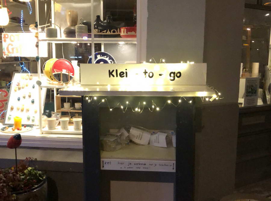 Weer ‘Klei-to-go’ bij pottenbakkerij Heksenvuur