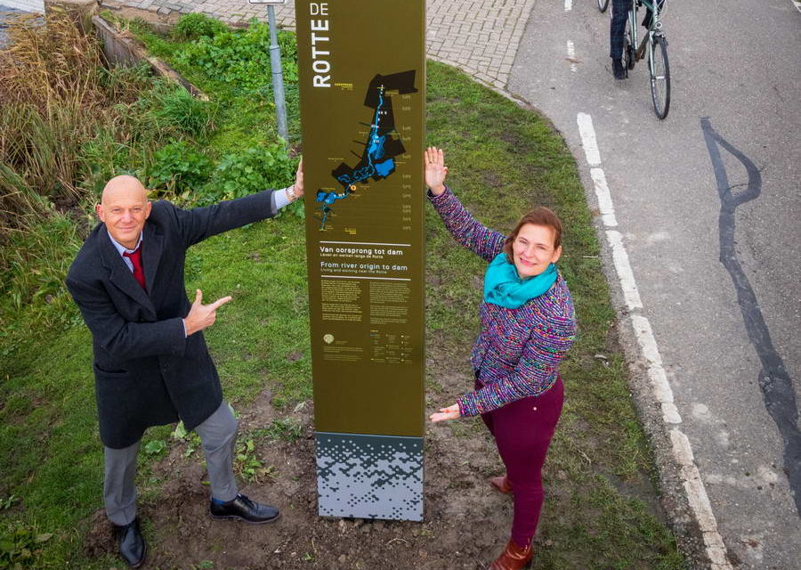 Het verhaal over de Rotte verschijnt langs de Rotte