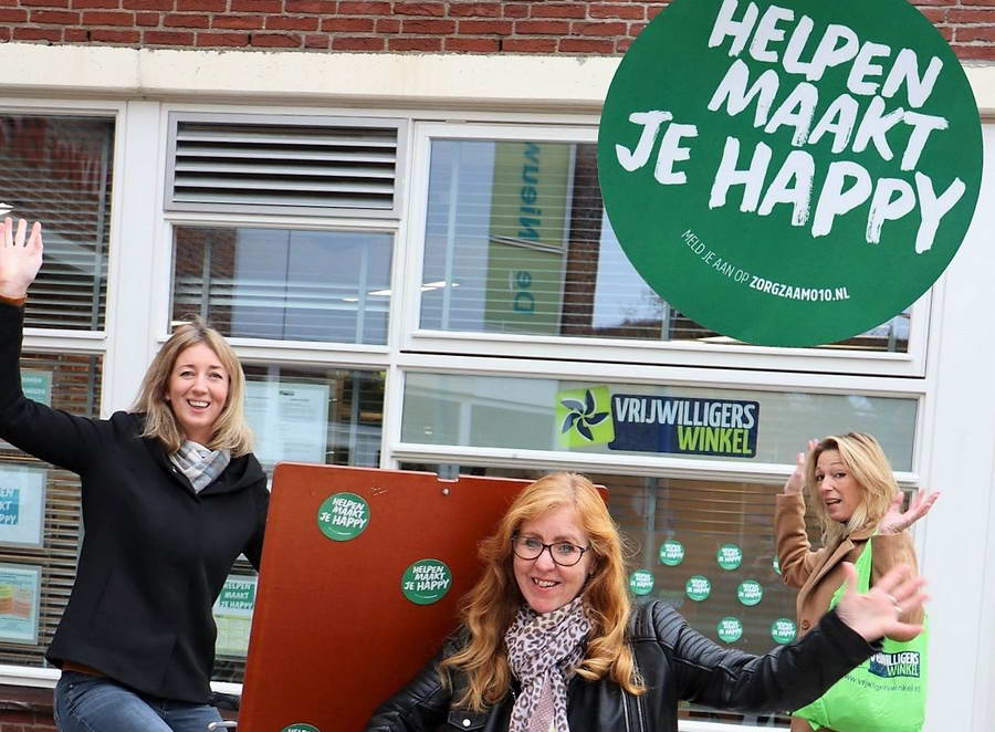 Vrijwilligerswinkel: helpen maakt je happy!