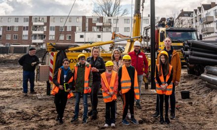 Nieuw schoolgebouw op oud fundament