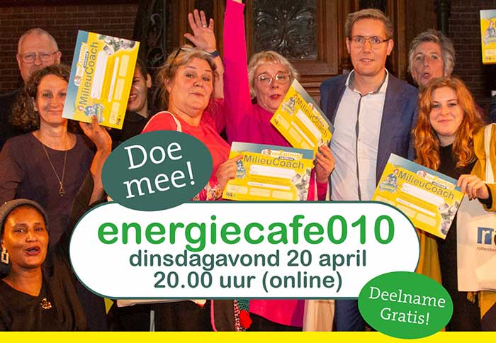 Energiecafe010 met energieke gasten