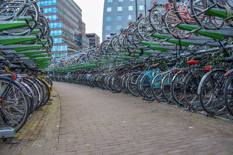 Overdekte fietsenstalling Kralingse Zoom