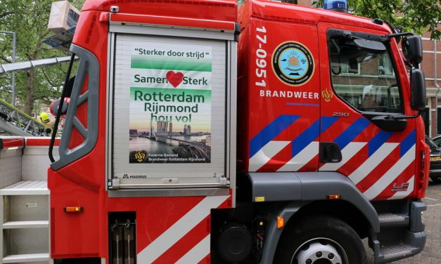 Brand woning Marnixstraat Rotterdam