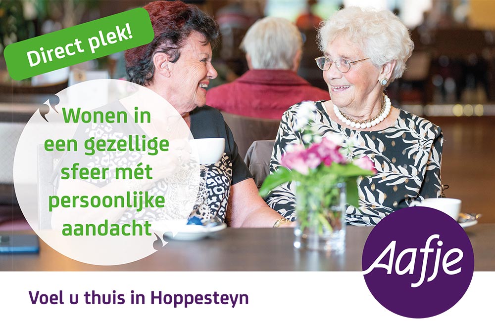 Wonen in een gezellige sfeer mét persoonlijke aandacht
