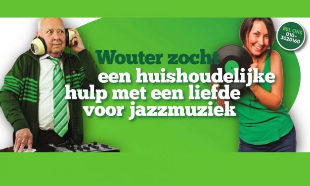 Wouter zocht een huishoudelijke een huishoudelijke hulp met een liefde voor jazzmuziek