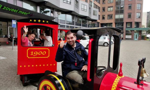 Met de trein naar pannenkoekenhuis