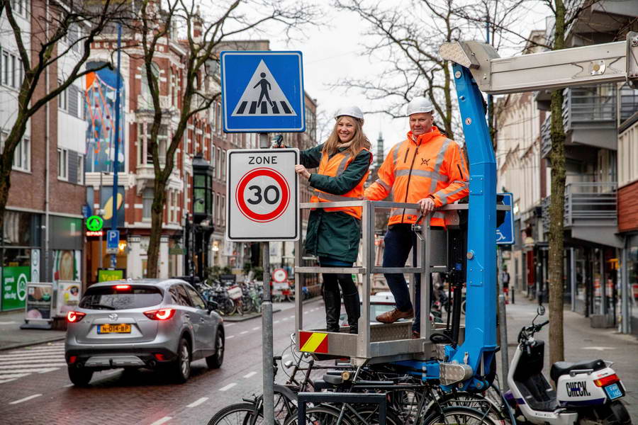 Witte de Withstraat veiliger door lagere snelheid