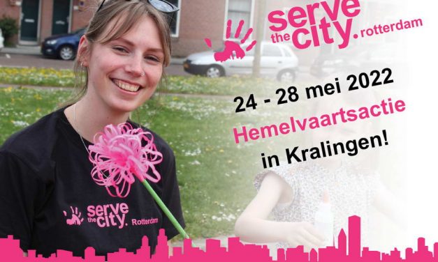 Serve the City Hemelvaartsactie in Kralingen 24-28 mei 2022