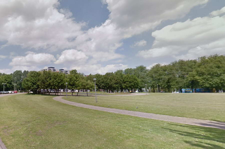 Verbeterde paden in park de Oude Plantage