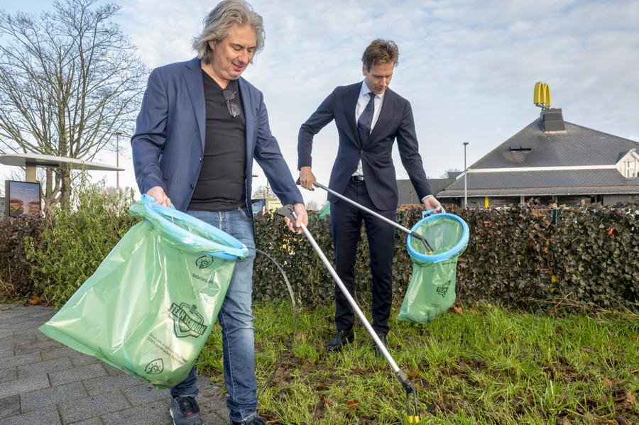 Gemeente en McDonald’s pakken samen zwerfafval aan