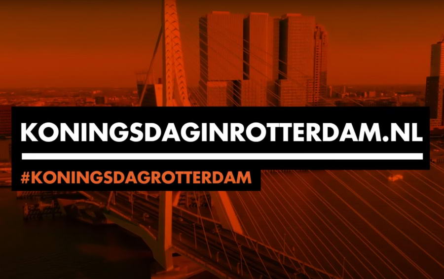 Zo wandelt en vaart de Koninklijke Familie op Koningsdag in Rotterdam