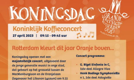 Oranje Vereniging Rotterdam Oost: Rotterdam kleurt dit jaar oranje
