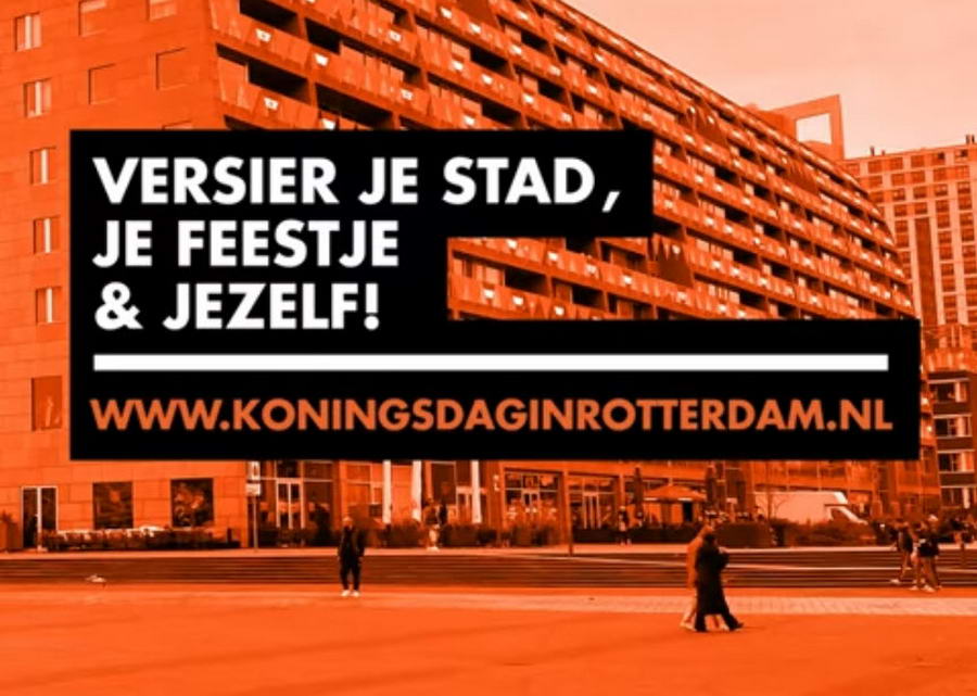 Feestelijke aanloop naar Koningsdag in Rotterdam: Stadsprograma van start