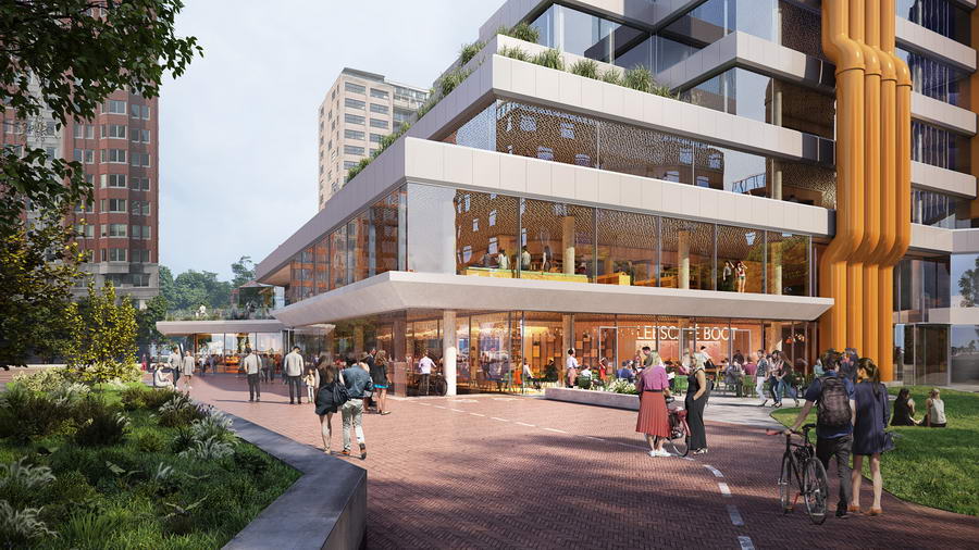 Voorlopig ontwerp nieuwe Centrale Bibliotheek aangeboden aan de gemeenteraad