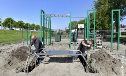 Nieuwe speel- en sportplek Oostmaaslaan