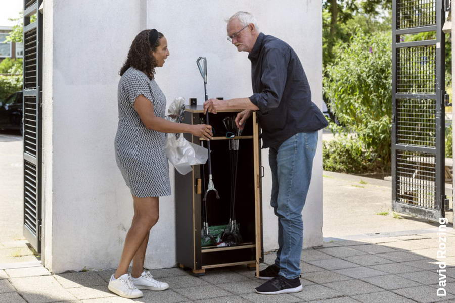 Nu ook knijperkast in De Esch