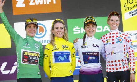 Tour de France Femmes avec Zwift 2024 start in Nederland