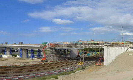 450 meter lange oversteek van viaduct over Terbregseplein compleet