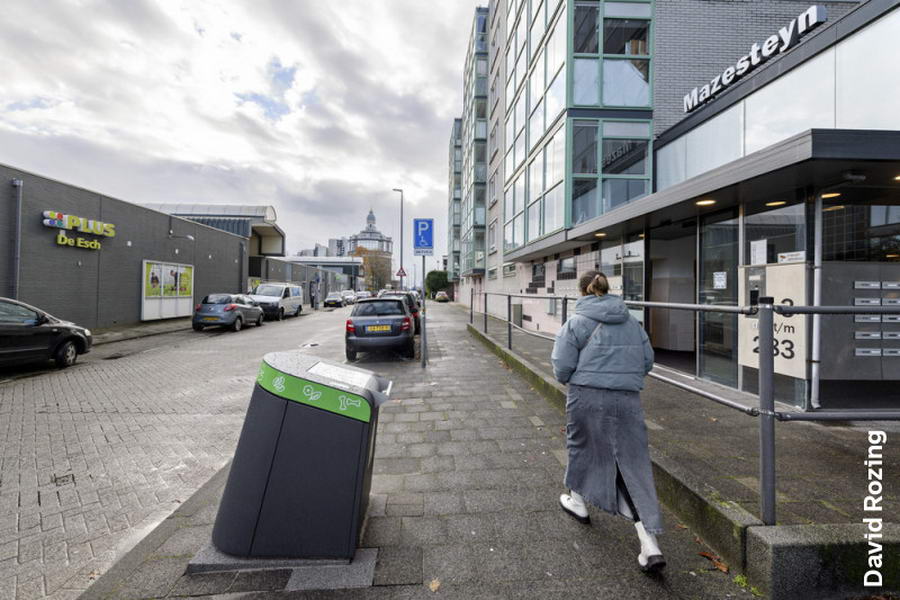 Nieuwe containers voor groente, fruit en eten in De Esch