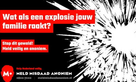 Meld Misdaad Anoniem campagne tegen explosies