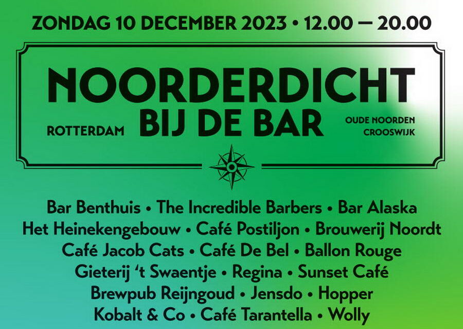 Noorderdicht Bij de Bar: Oude Noorden – Crooswijk