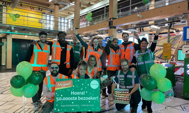 50.000ste bezoeker voor Expo A16 Rotterdam