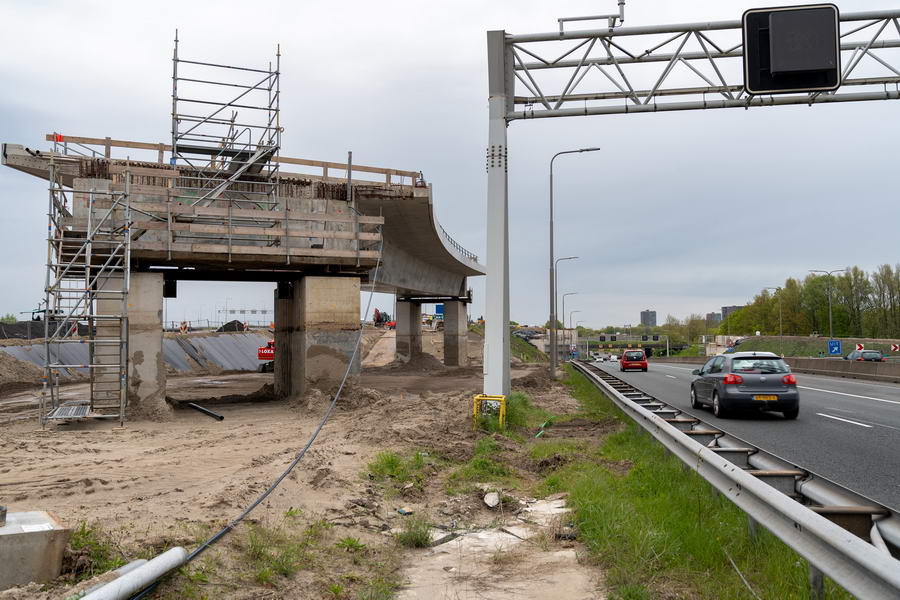 Werkzaamheden A16 Rotterdam van 8 tot 13 mei (Hemelvaart)
