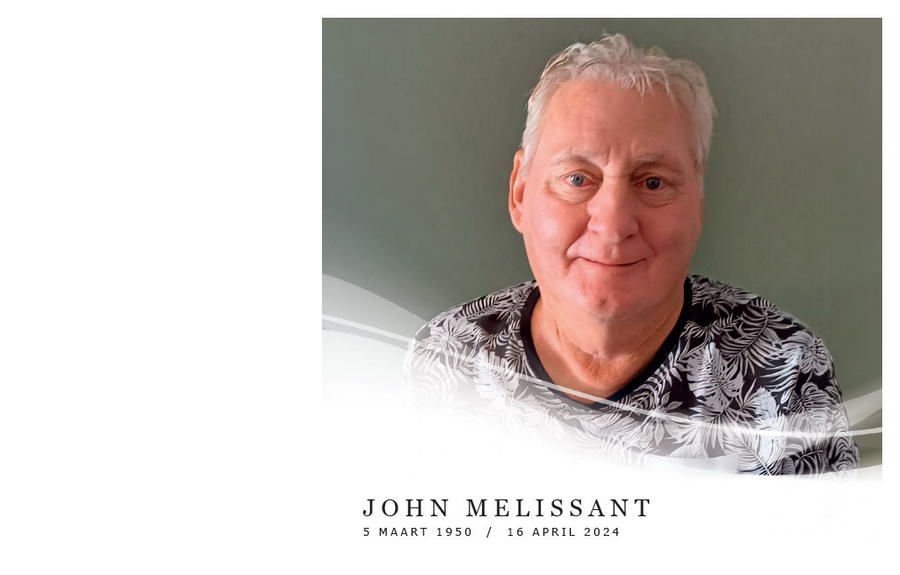 John Melissant plotseling overleden