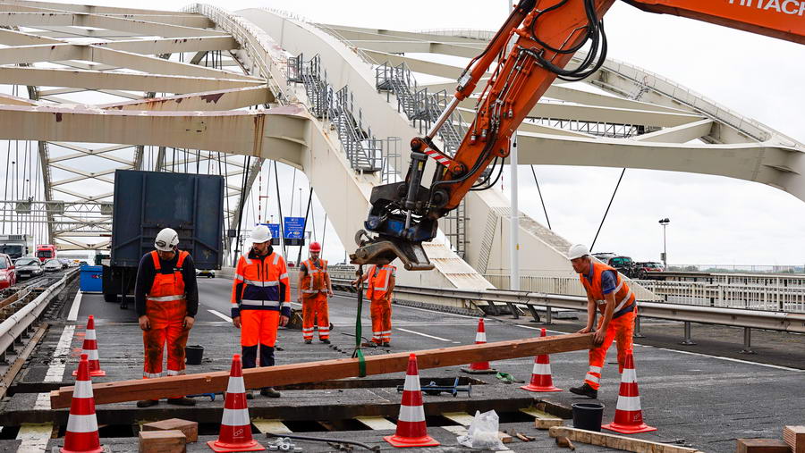 A16: Van Brienenoordbrug richting  Den Haag/Gouda deels afgesloten voor onderhoud; 24 mei – 3 juni 2024